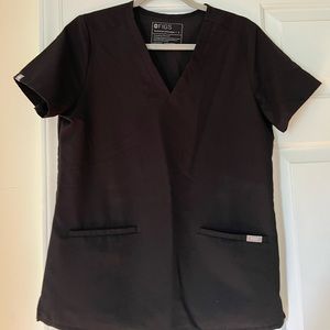 FIGS SCRUB SET!!! Women's Black Casma Top & Women's Black Zamora Pants